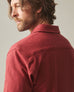 Men's Premium Slub Button Up Long Sleeve - Russet Brown